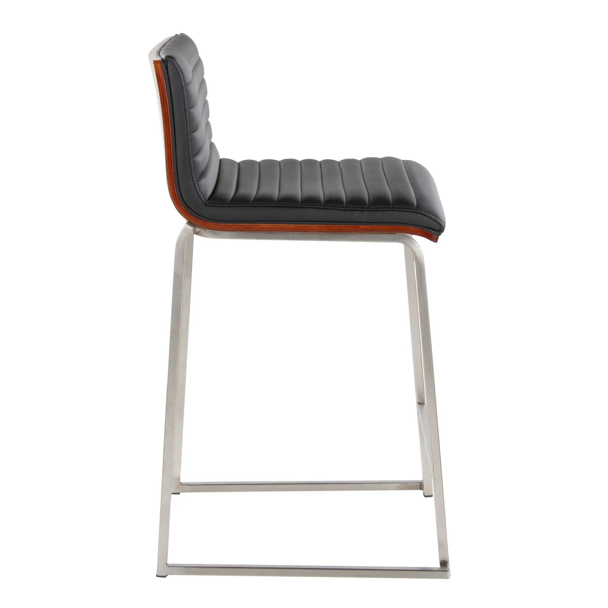 Mason Mara - Contemporary Fixed Height Counter Stool (Set of 2) by HouseOfZazla