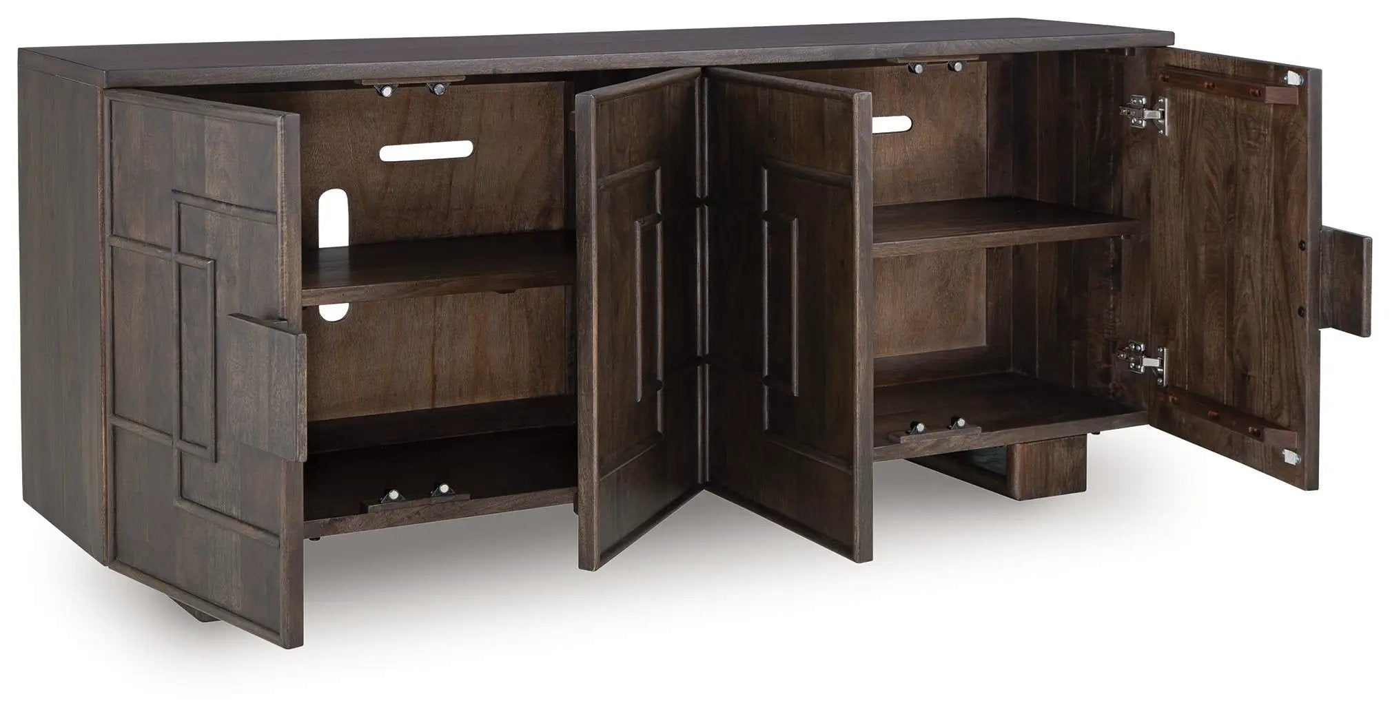 Cato - Accent Cabinet - Dark Brown by Unique Piece Furniture