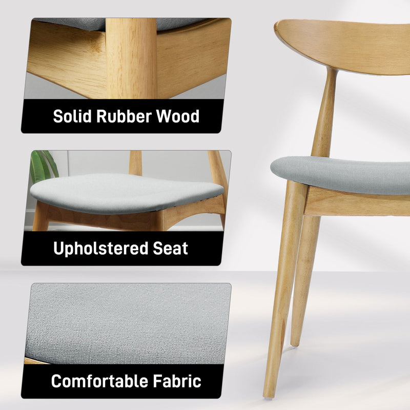 Ergonomic Back Dining Chairs (Set of 2) by HouseOfZazla