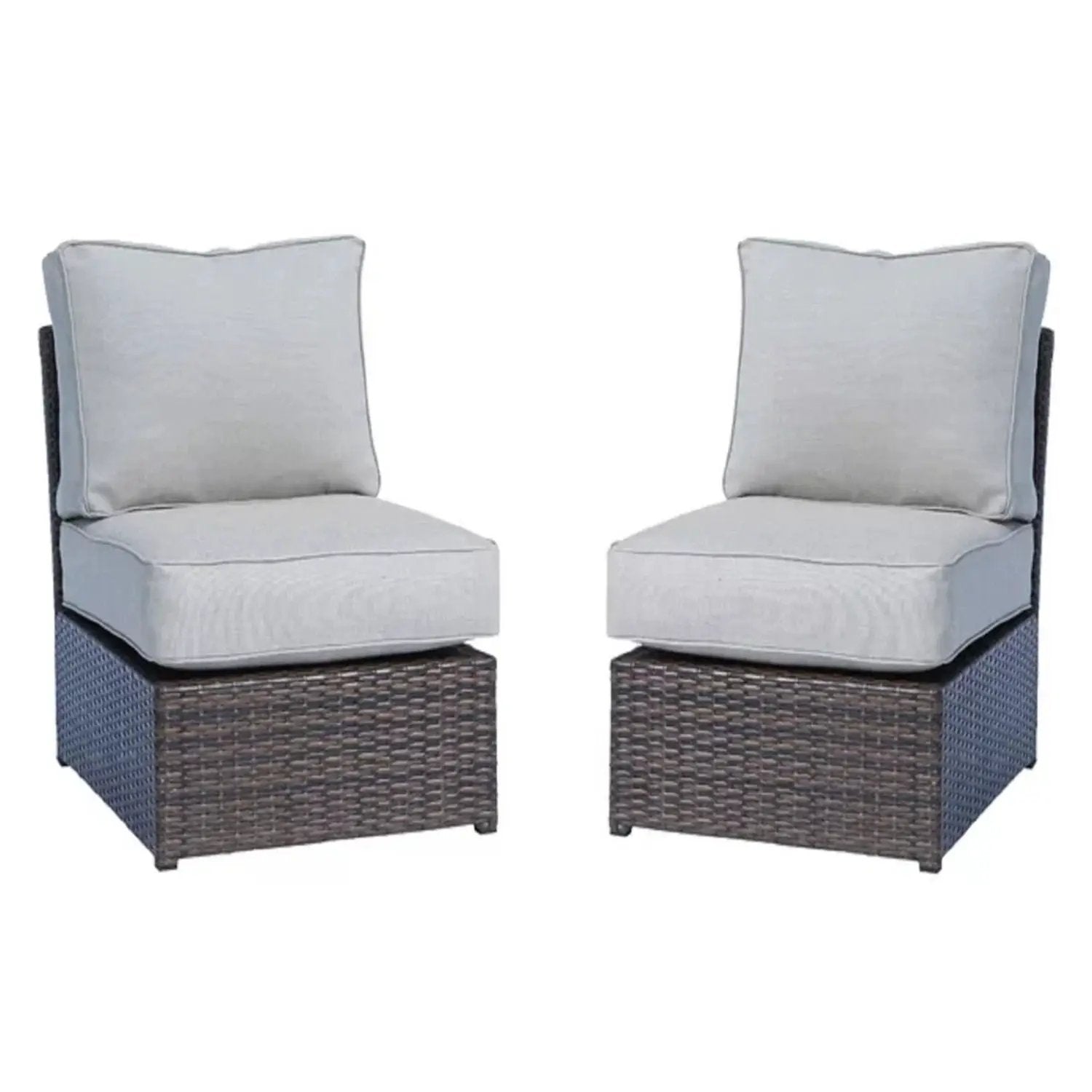 Modern Wicker Outdoor Seating Set With Cushions by Unique Piece Furniture