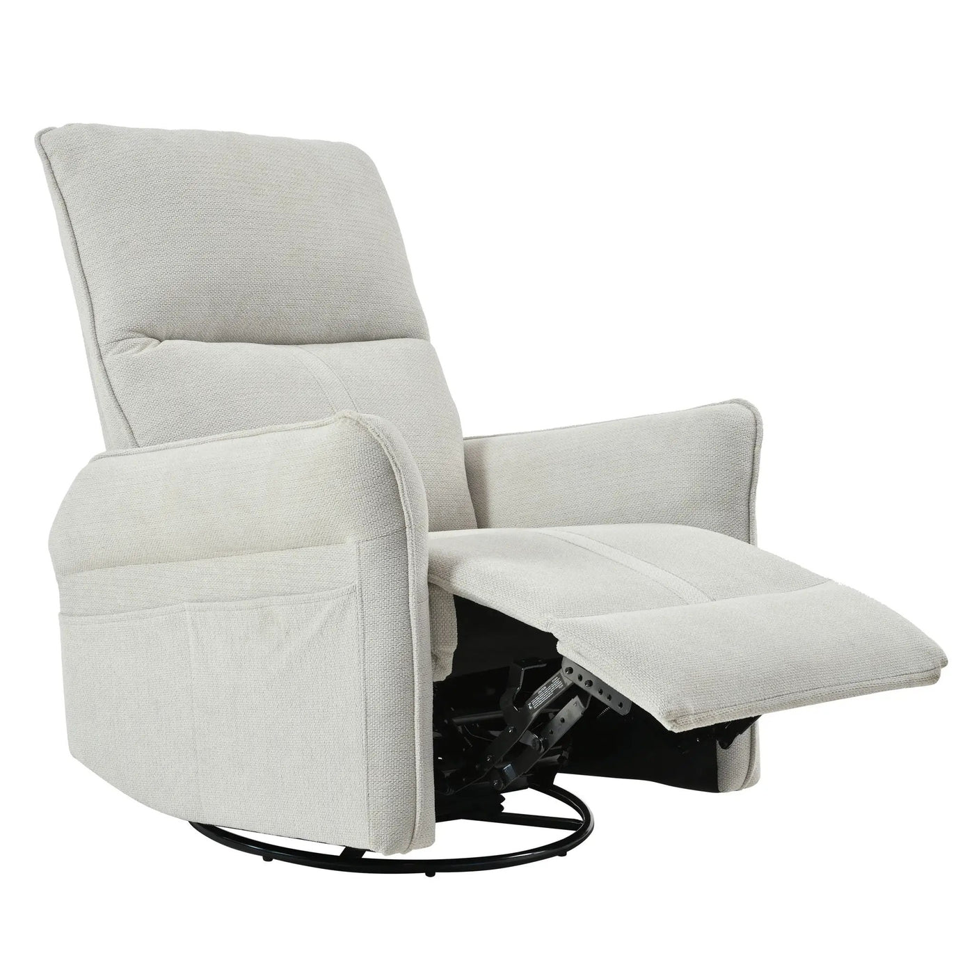 270° Power Swivel Rocker Glider Recliner Chair With USB Ports by Unique Piece Furniture