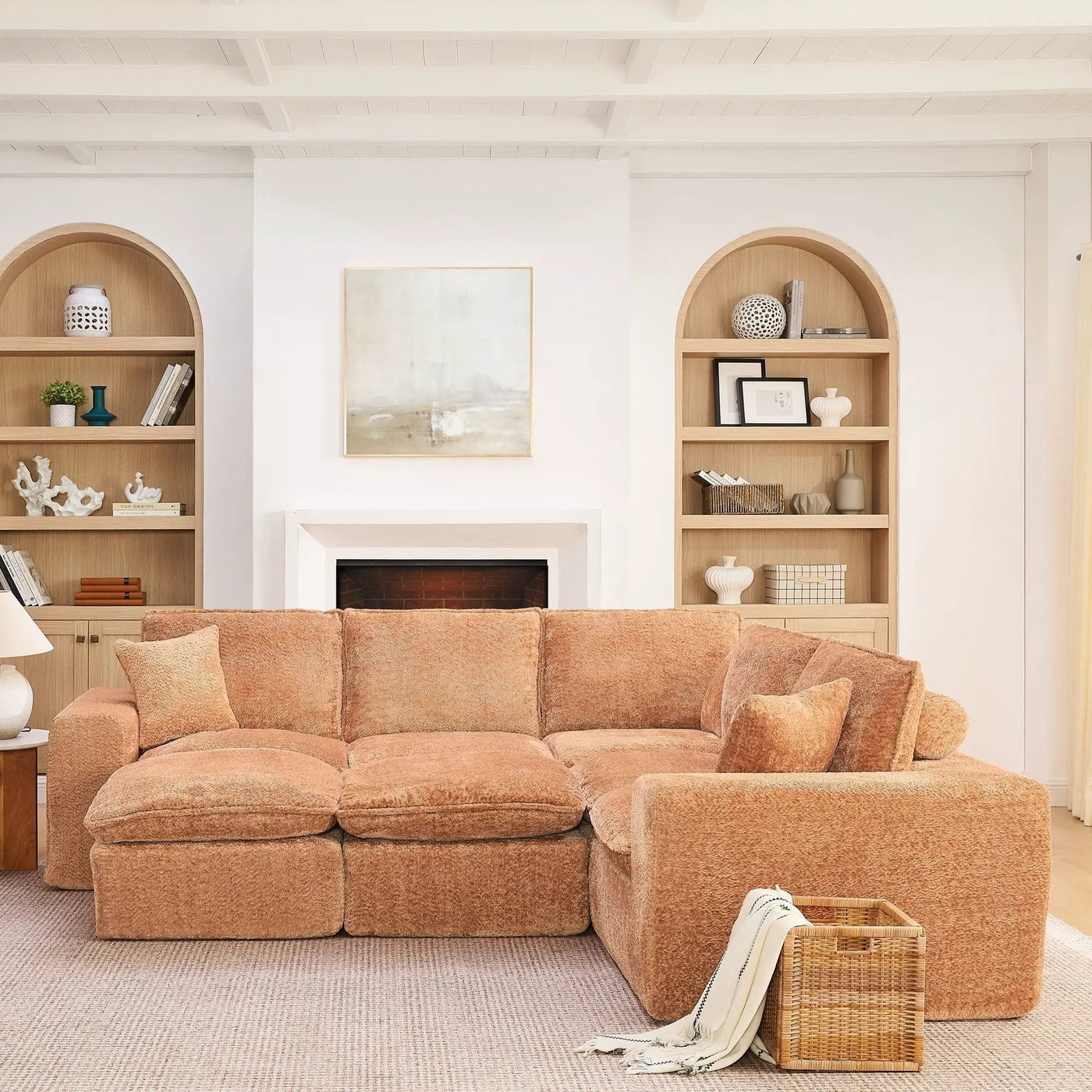 Sectional Sofa With Moveable Ottoman by HouseOfZazla