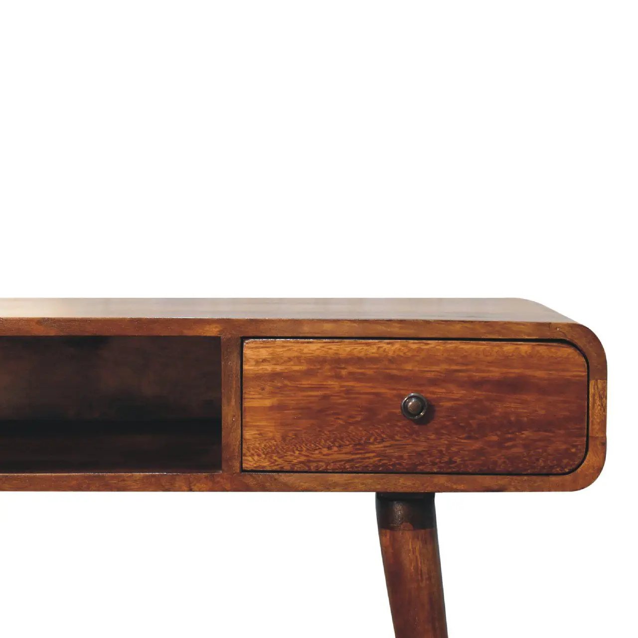 Curved Writing Desk by Unique Piece Furniture