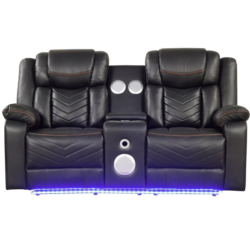 Challenger LED Power Recliner Set