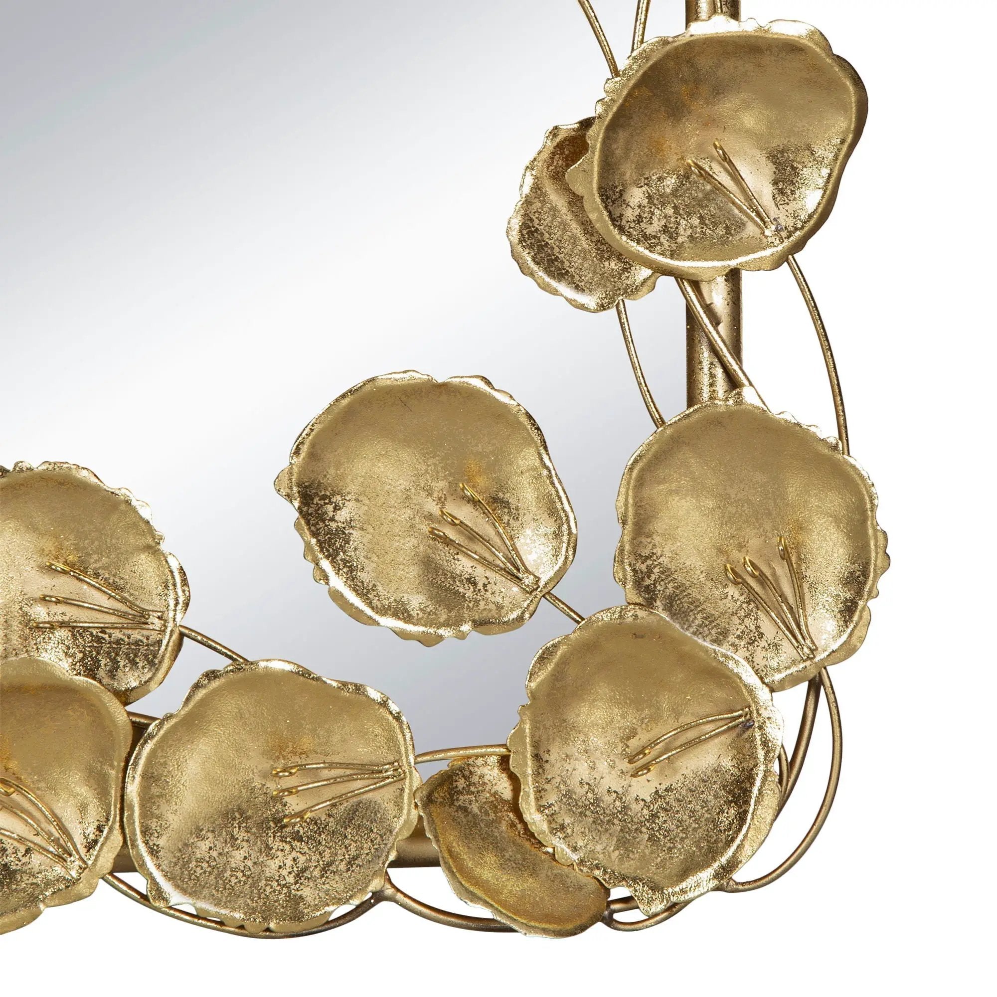 Full Length Mirror with Gold Leaf Accents by HouseOfZazla