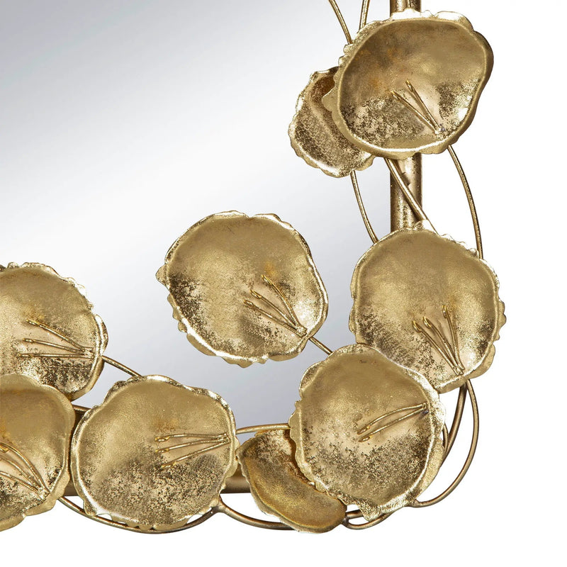 Full Length Mirror with Gold Leaf Accents by HouseOfZazla
