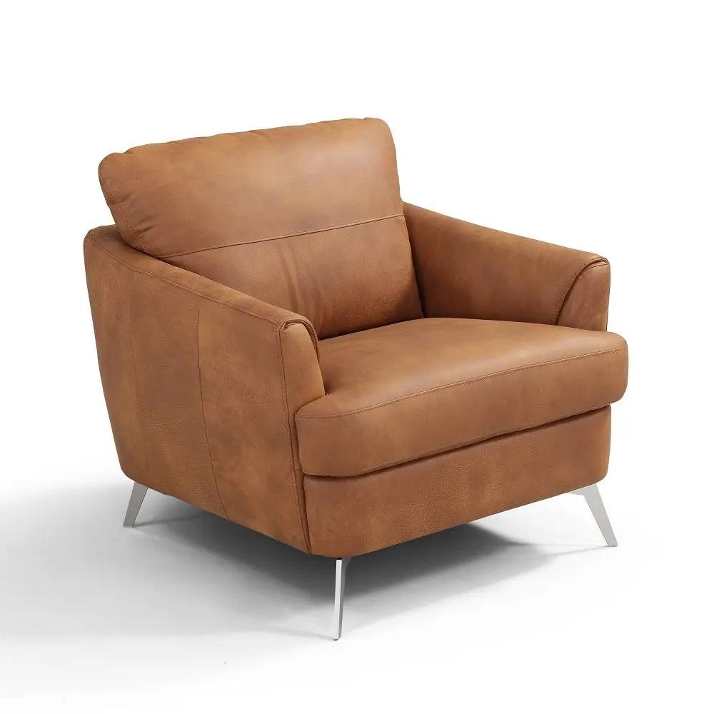 Safi - Chair - Cappuccino Leather by Unique Piece Furniture