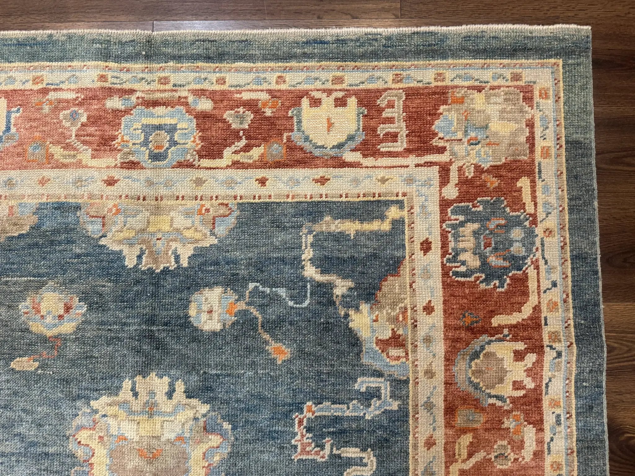 Turkish Oushak Rug 6x9, Sultanabad Carpet, Medium Size Oriental Rug by Jewel Rugs