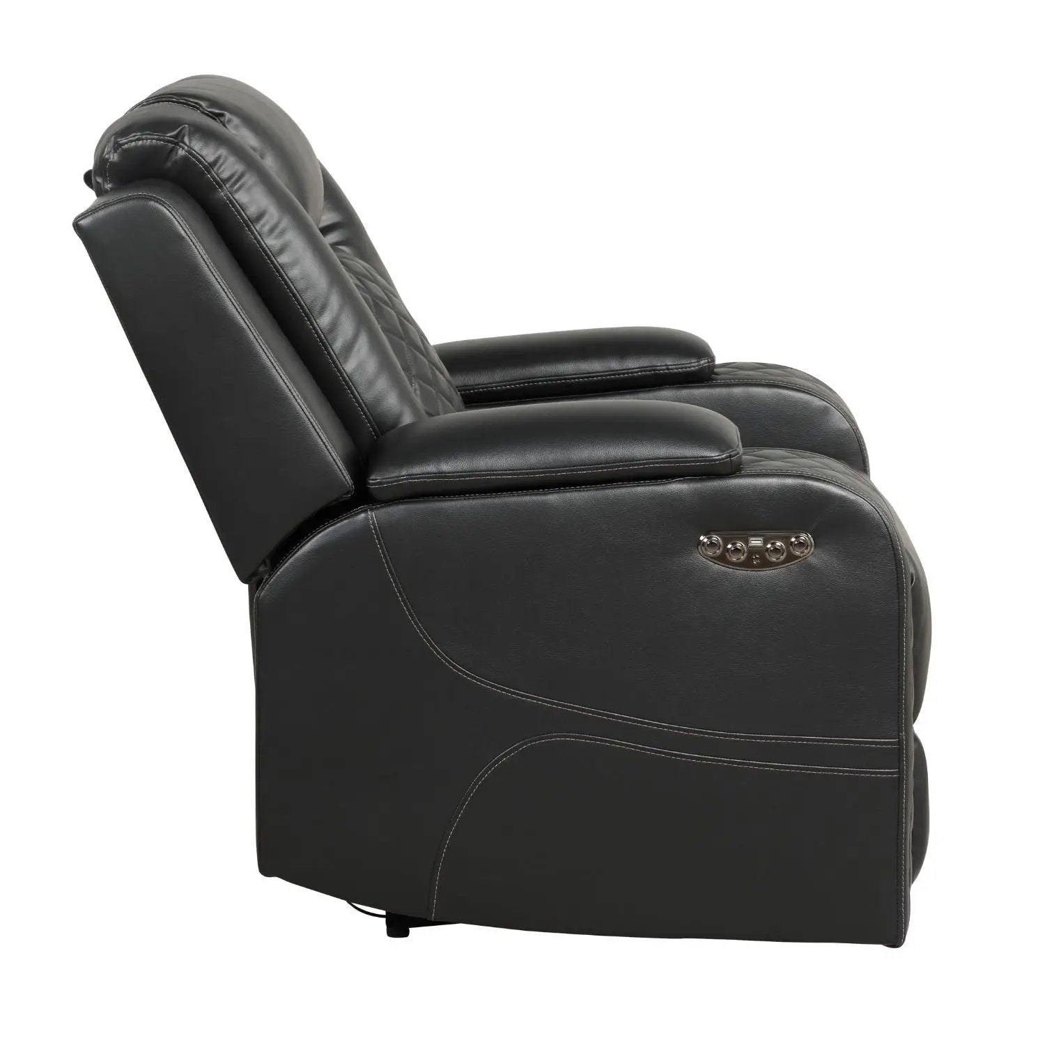 Benz - LED & Power Recliner Chair by HouseOfZazla