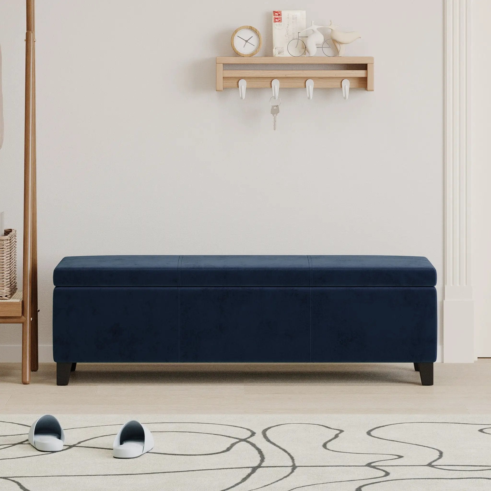 Upholstered Storage Ottoman Bench by HouseOfZazla