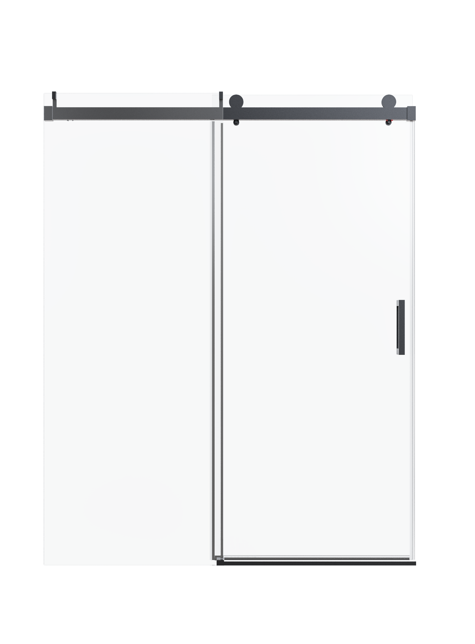 56-60" W x 76" H Frameless Single Sliding Soft-Close Shower Door by HouseOfZazla