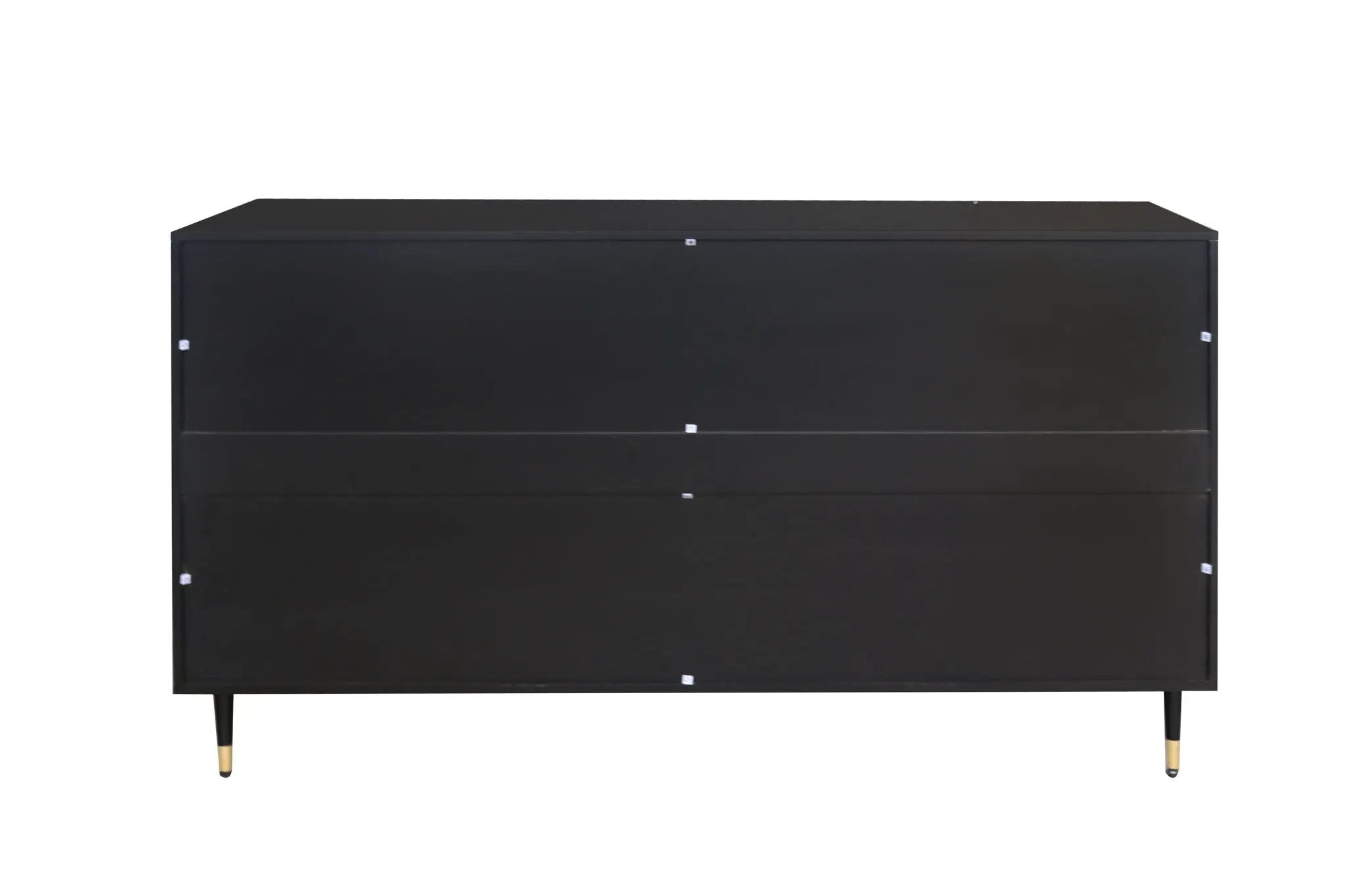 Accent Cabinet Lacquered Wooden Cabinet With 4 Glass Doors Sideboard Buffet Server Cabinet Storage Cabinet, For Living Room, Entryway, Hallway, Office, Kitchen And Dining Room by HouseOfZazla