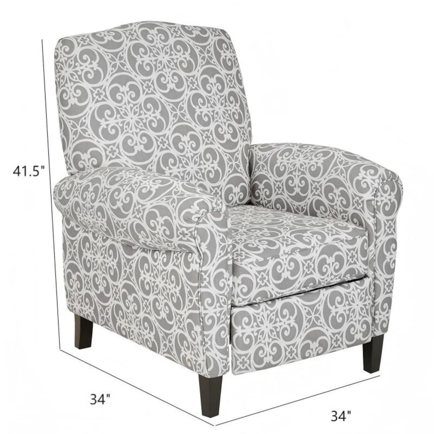 Kirby - Transitional Push Back Recliner Chair by Unique Piece Furniture