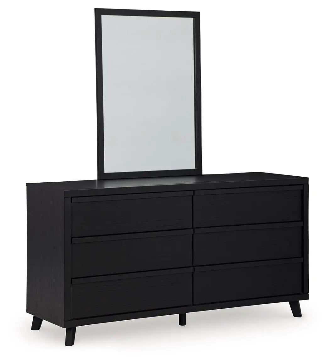 Danziar - Dresser And Mirror - Black by Unique Piece Furniture