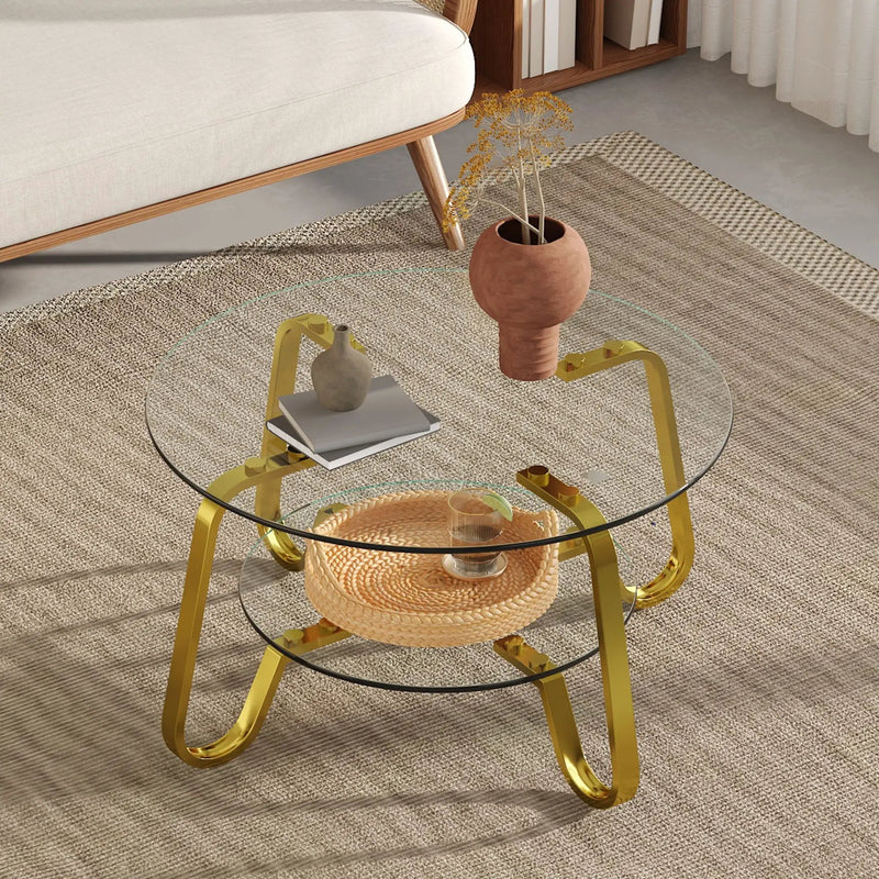Double Layer Coffee Table by Unique Piece Furniture
