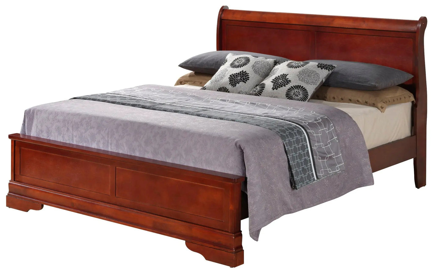 Sleigh Bed With Low Footboard by HouseOfZazla