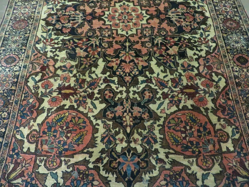 4' X 6' Antique Ultra Fine Handmade India Floral Oriental Wool Rug Carpet Nice by Jewel Rugs