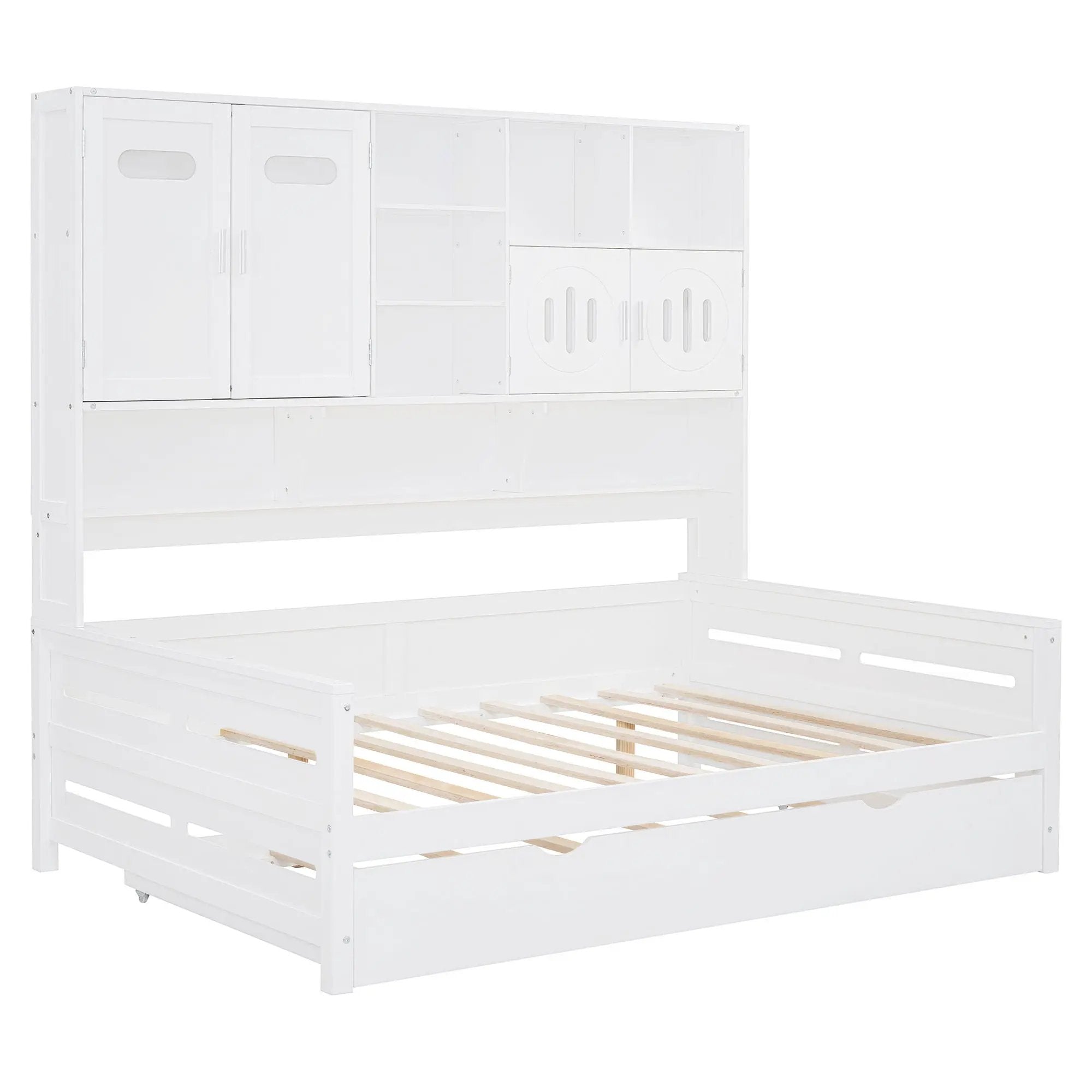 Daybed With All-In-One Cabinet And Shelf by Unique Piece Furniture