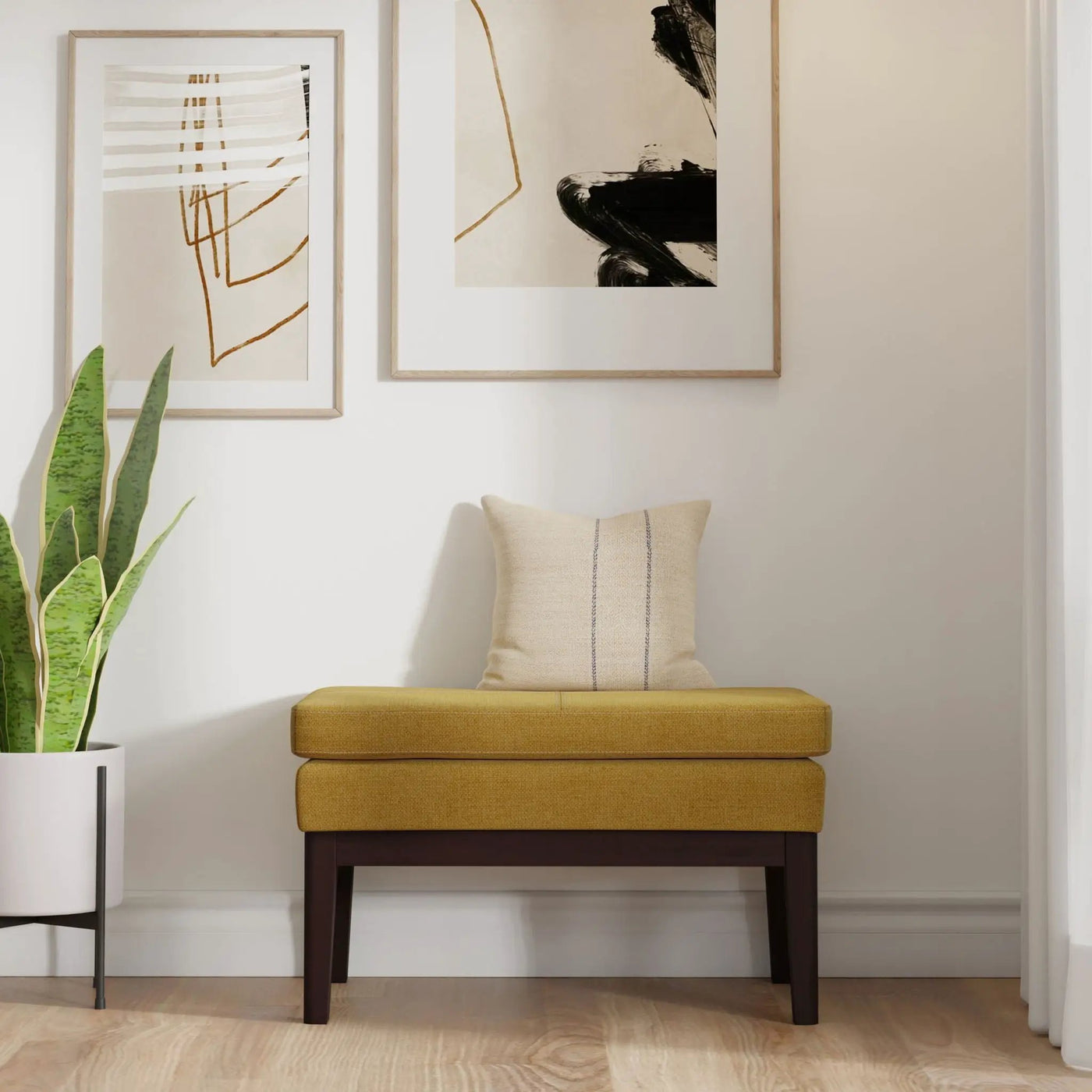 Carlson - Ottoman Bench, Mid Century Design by HouseOfZazla