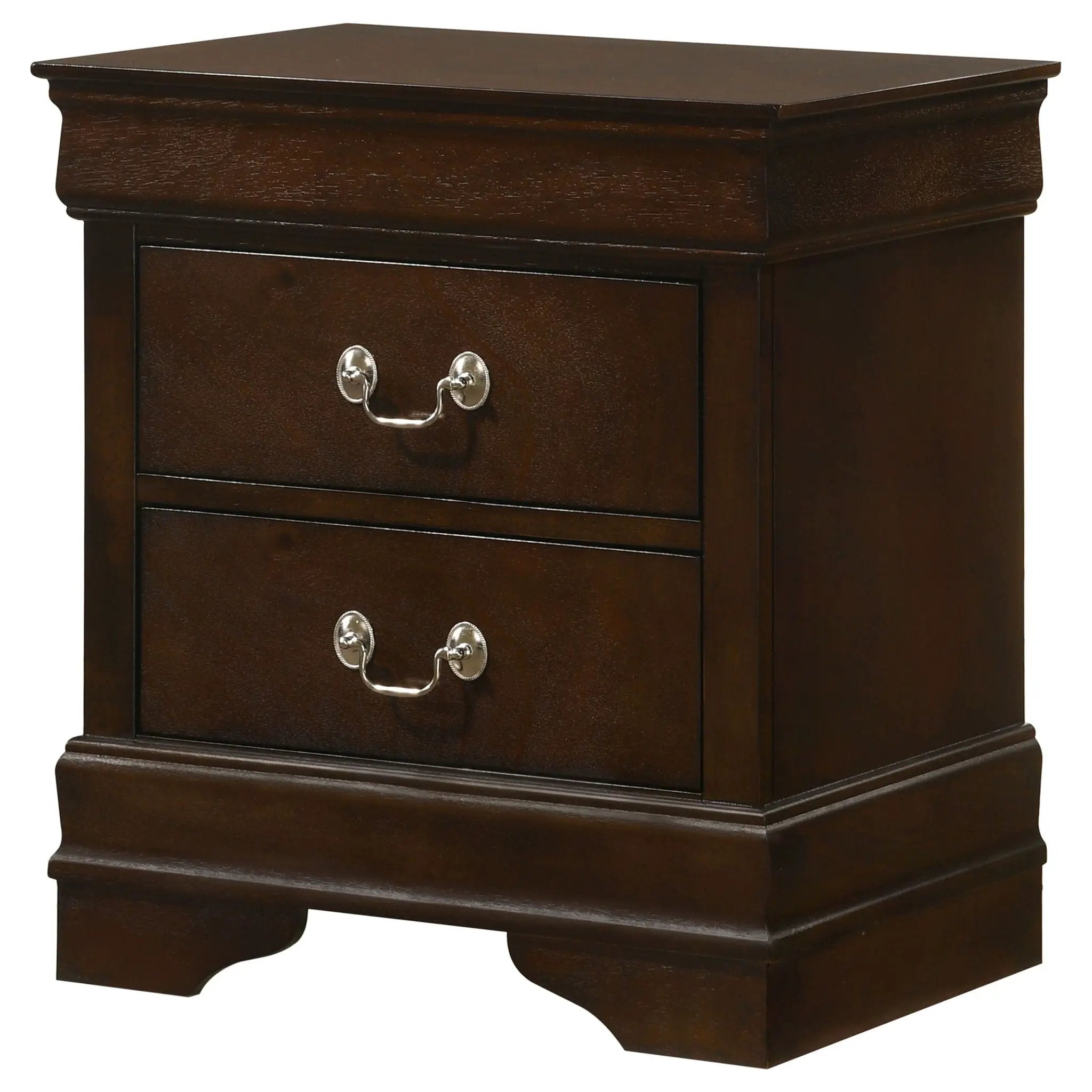 Demetra - 2 Drawer Nightstand - Cappuccino by HouseOfZazla