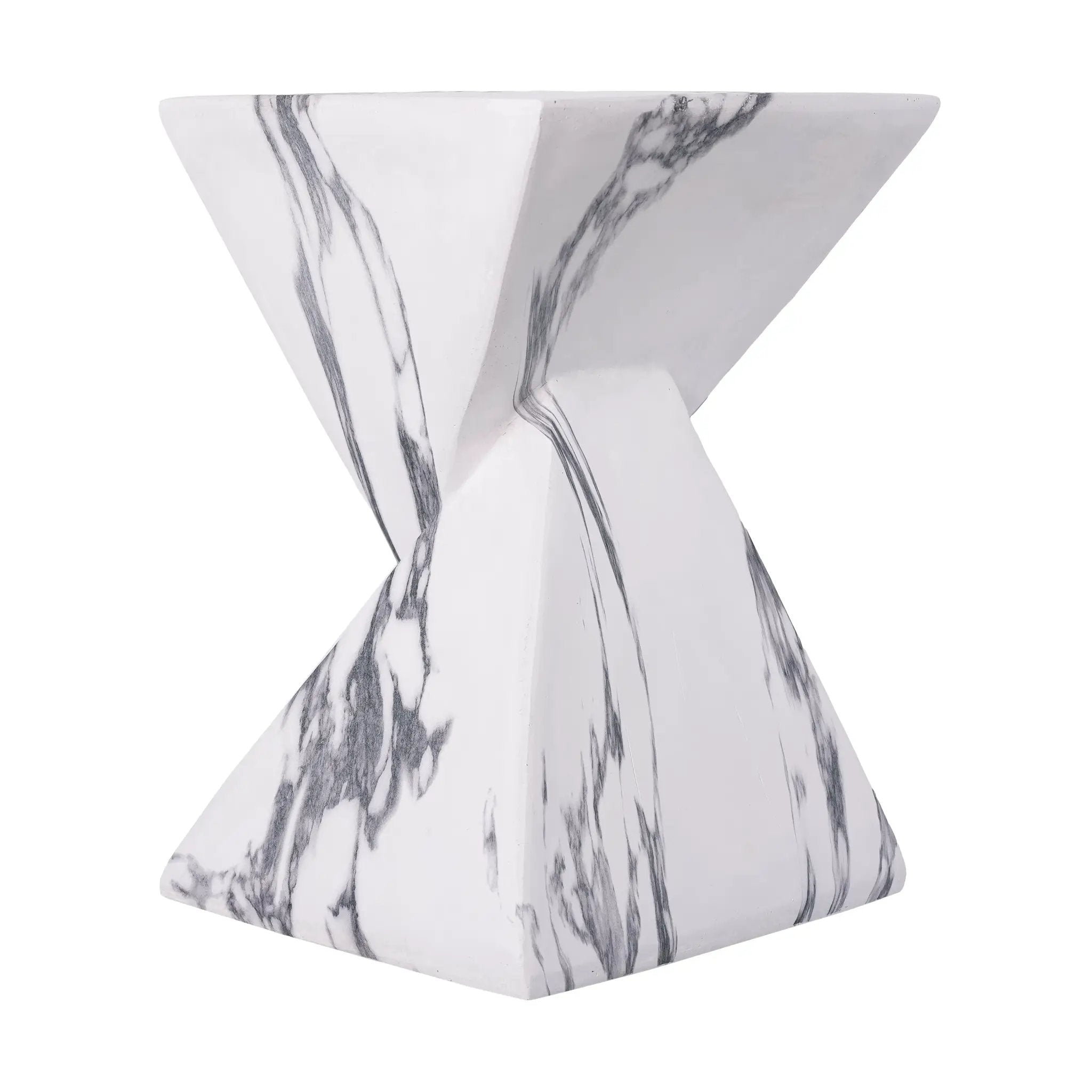 18.5"H Modern Outdoor Concrete Side Table by HouseOfZazla