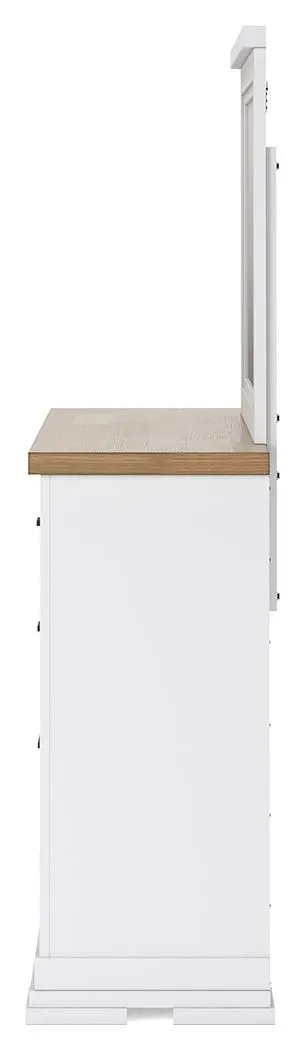 Ashbryn - Dresser And Mirror - White / Natural by Unique Piece Furniture