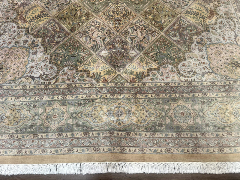 Pak Persian Rug 9x12, Diamond Panel Design, Fine 225 KPSI, Wool by Jewel Rugs