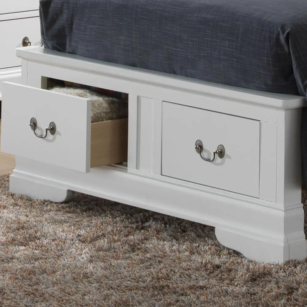 Upholstered Panel Sleigh Bed Design by HouseOfZazla