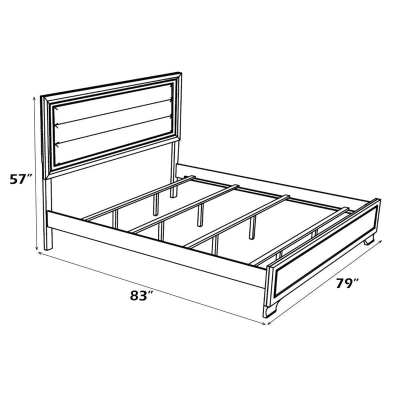 Carine II - Bed by Unique Piece Furniture
