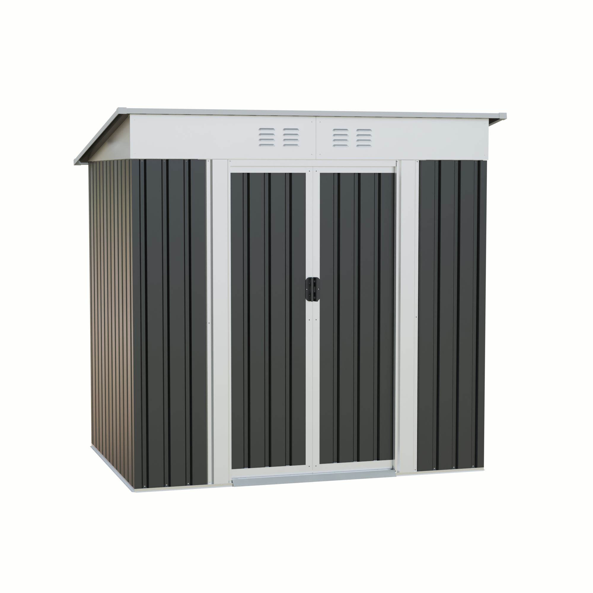 6x4 Ft Garden Shed for Patio and Outdoor Storage by HouseOfZazla