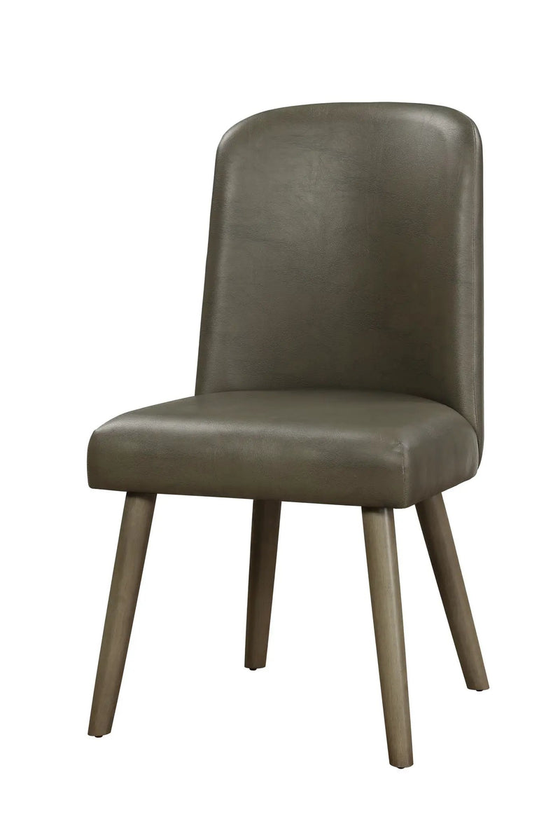 Waylon - 5 Pieces Dining Room Set - Gray / Oak by Unique Piece Furniture