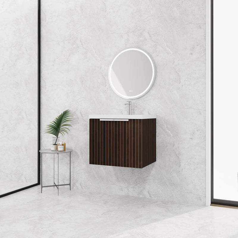 24 Inch Bathroom Cabinet With Resin Sink by HouseOfZazla