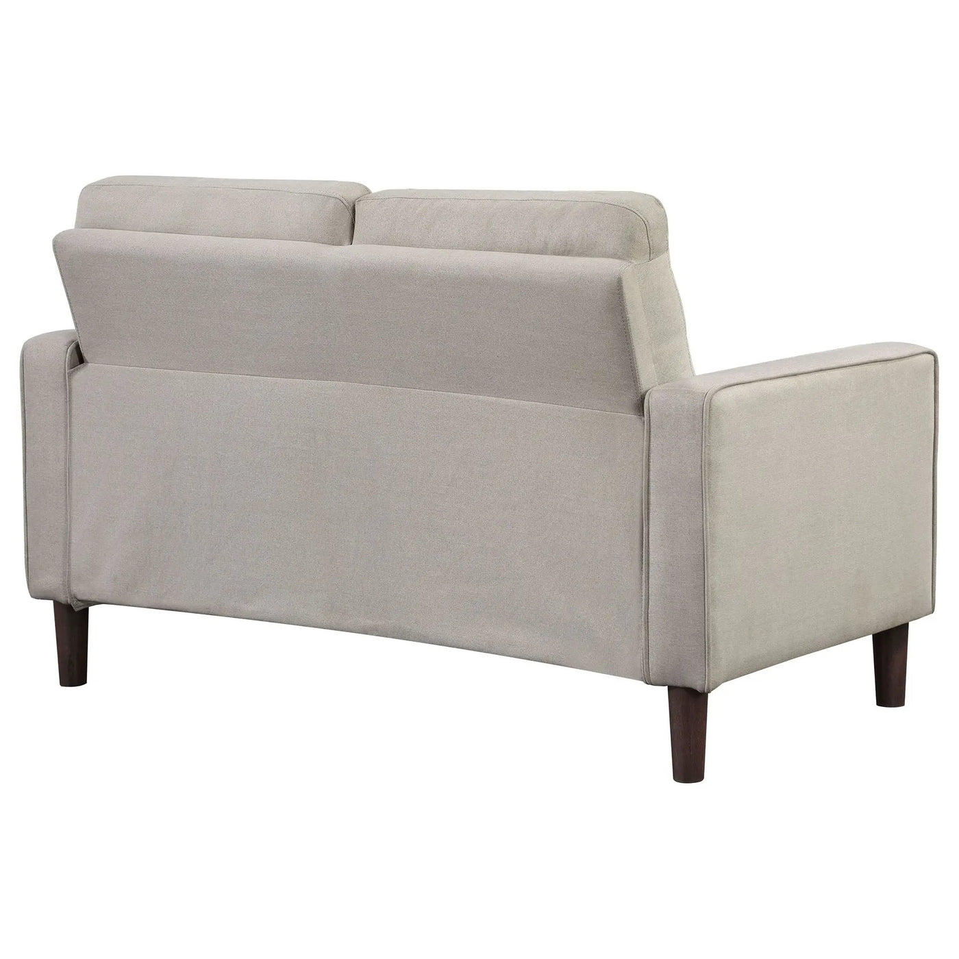 Harvey - Tufted Loveseat With Track Arm Design by HouseOfZazla