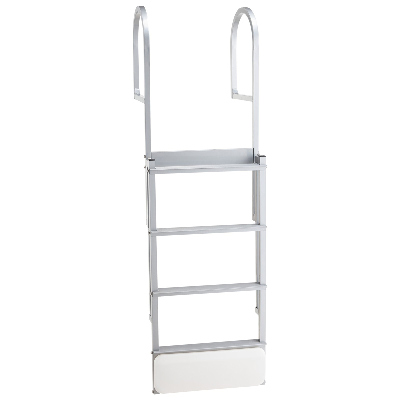 Retractable Dock Ladder, 4 Steps, Aluminum Alloy Swim Ladder by HouseOfZazla
