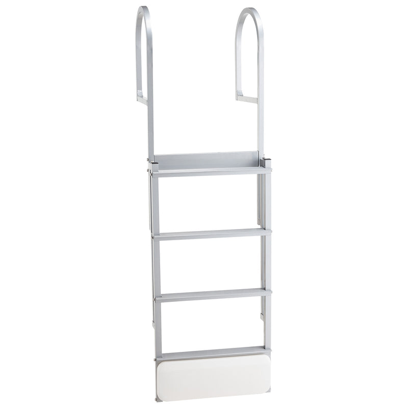 Retractable Dock Ladder, 4 Steps, Aluminum Alloy Swim Ladder by HouseOfZazla