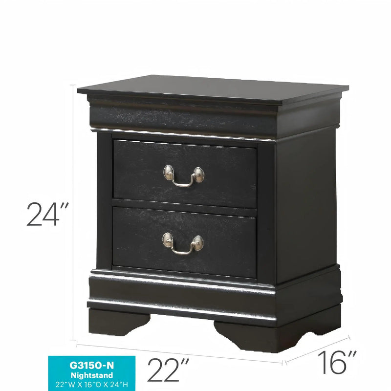 Louis Phillipe - Nightstand - Wood by HouseOfZazla