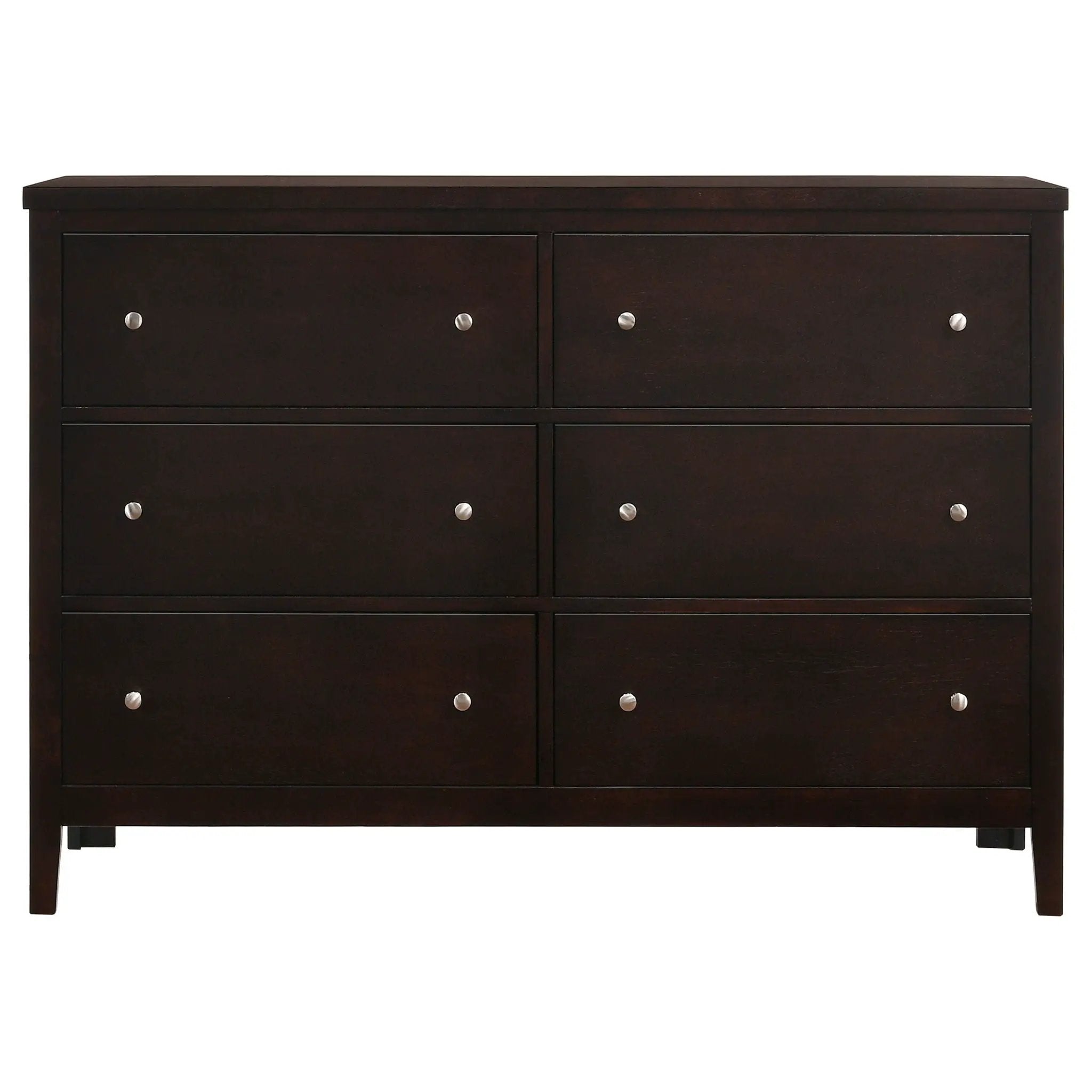 Wedgewood - 6 Drawers Dresser - Cappuccino by HouseOfZazla