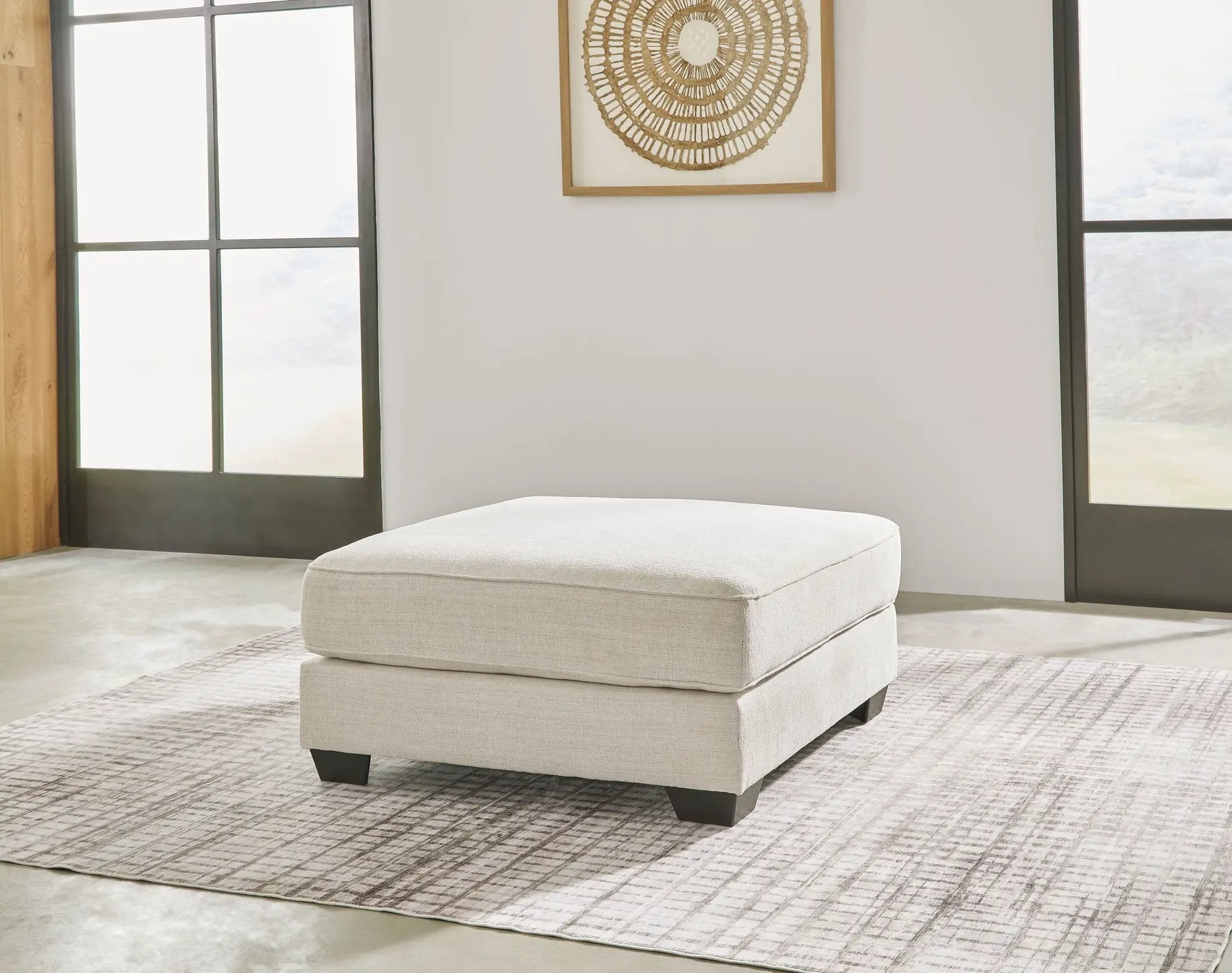 Lerenza - Oversized Accent Ottoman - Birch by Unique Piece Furniture