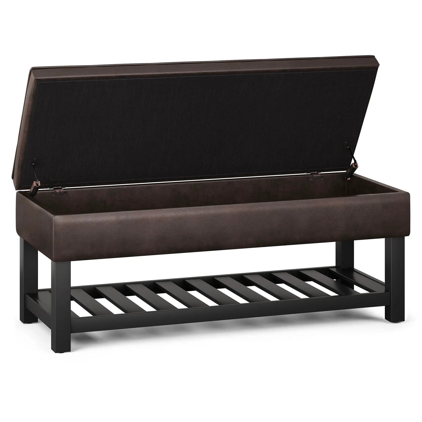 Cosmopolitan - Storage Ottoman Bench With Open Bottom by Unique Piece Furniture