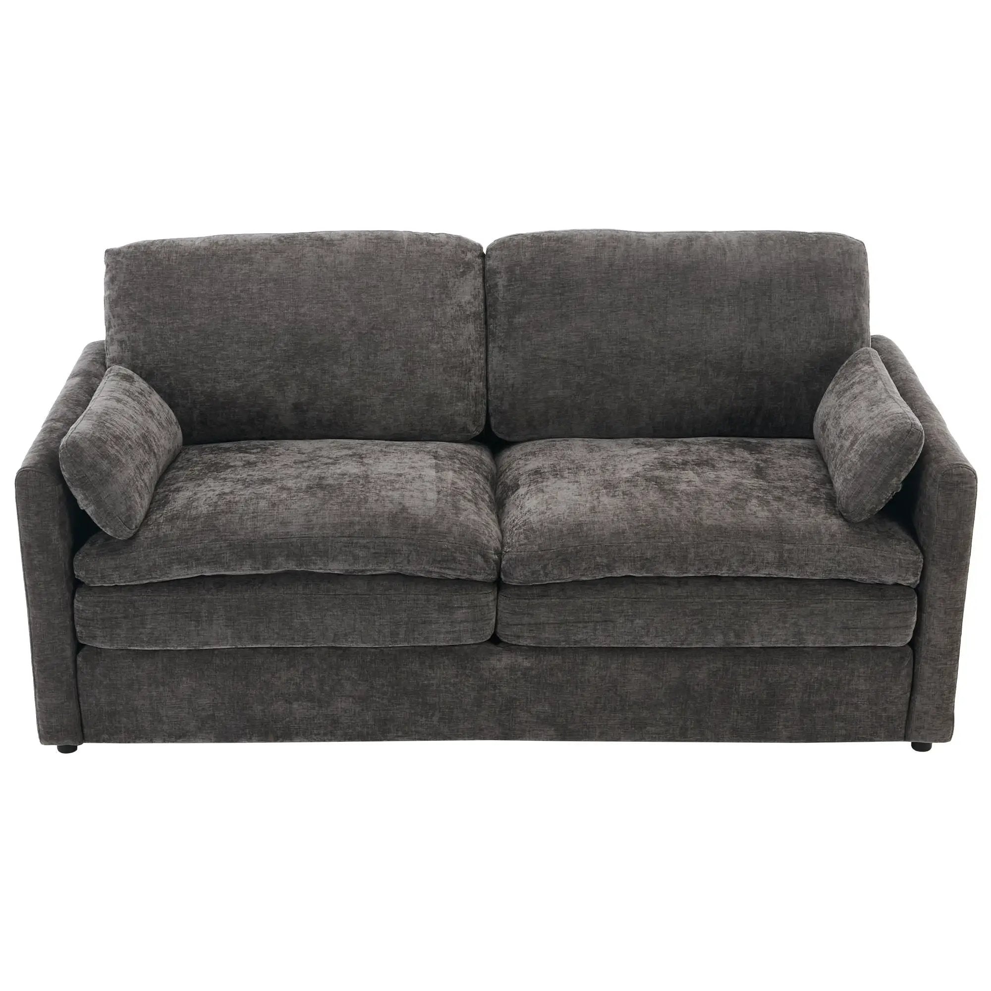 Cozy Upholstered Cushion Loveseat Sofa For Living Room by HouseOfZazla
