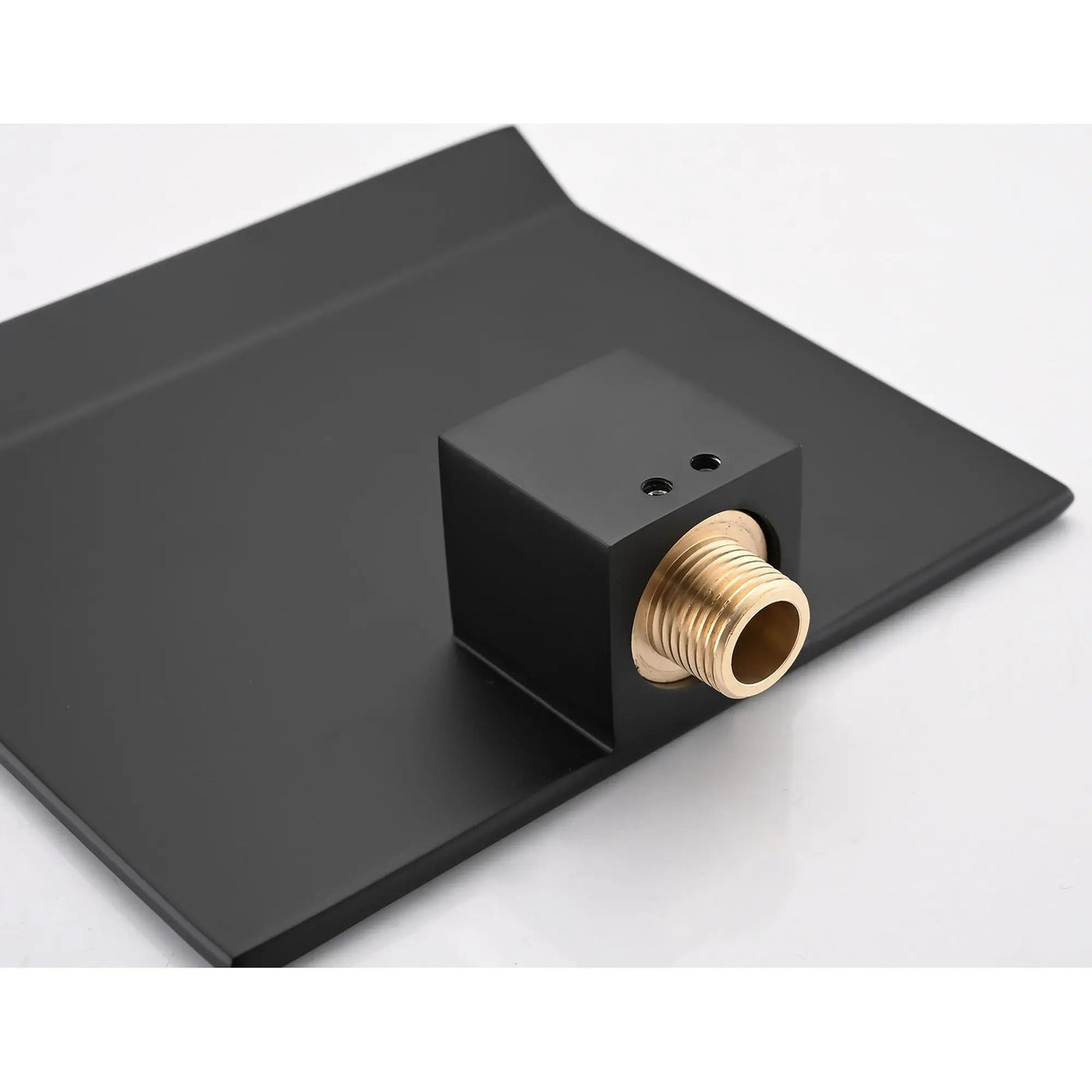 Wall Mount Bathtub Faucet With Waterfall Tub Spout And Single Handle Stainless Steel by HouseOfZazla