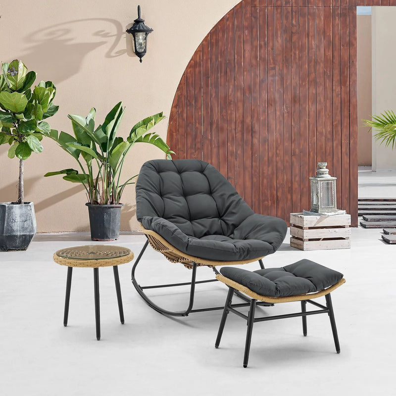 Benson - 3 Piece Lounge Chair Set by HouseOfZazla