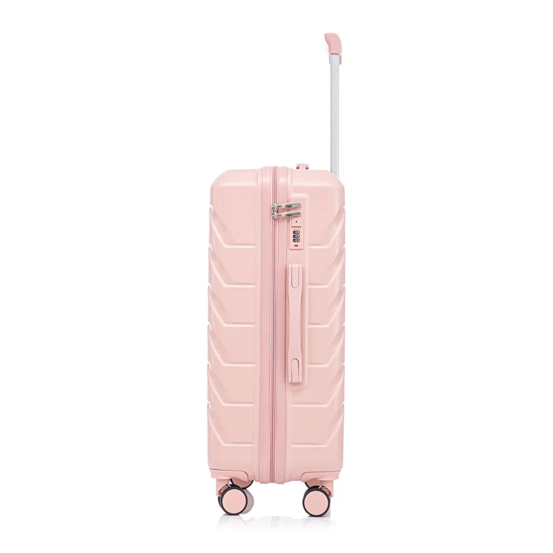 3 Pieces Set 20" / 24" / 28" Spinner Wheel Luggage With Combination Lock by HouseOfZazla