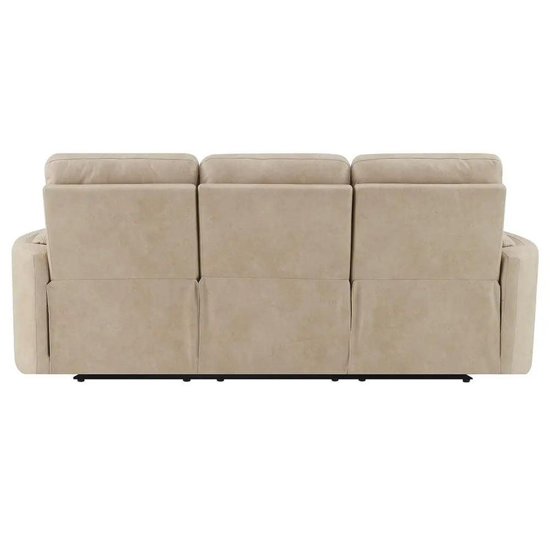 Elison - Motion Sofa - Dark Beige Polish Microfiber by Unique Piece Furniture