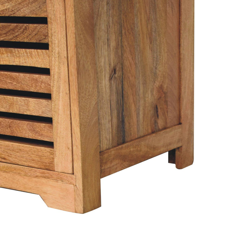 Shutter Shoe Bench, 3 Drawer - Oak by HouseOfZazla
