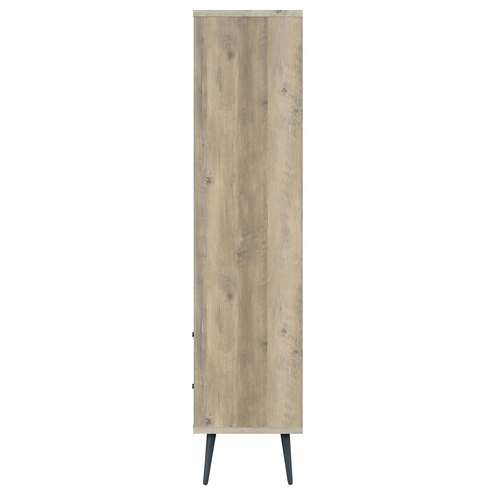 Minerva - 3 Shelf Bookcase With Drawers - Natural