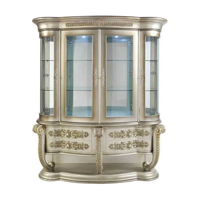 Danae - Curio - Champagne & Gold by Unique Piece Furniture