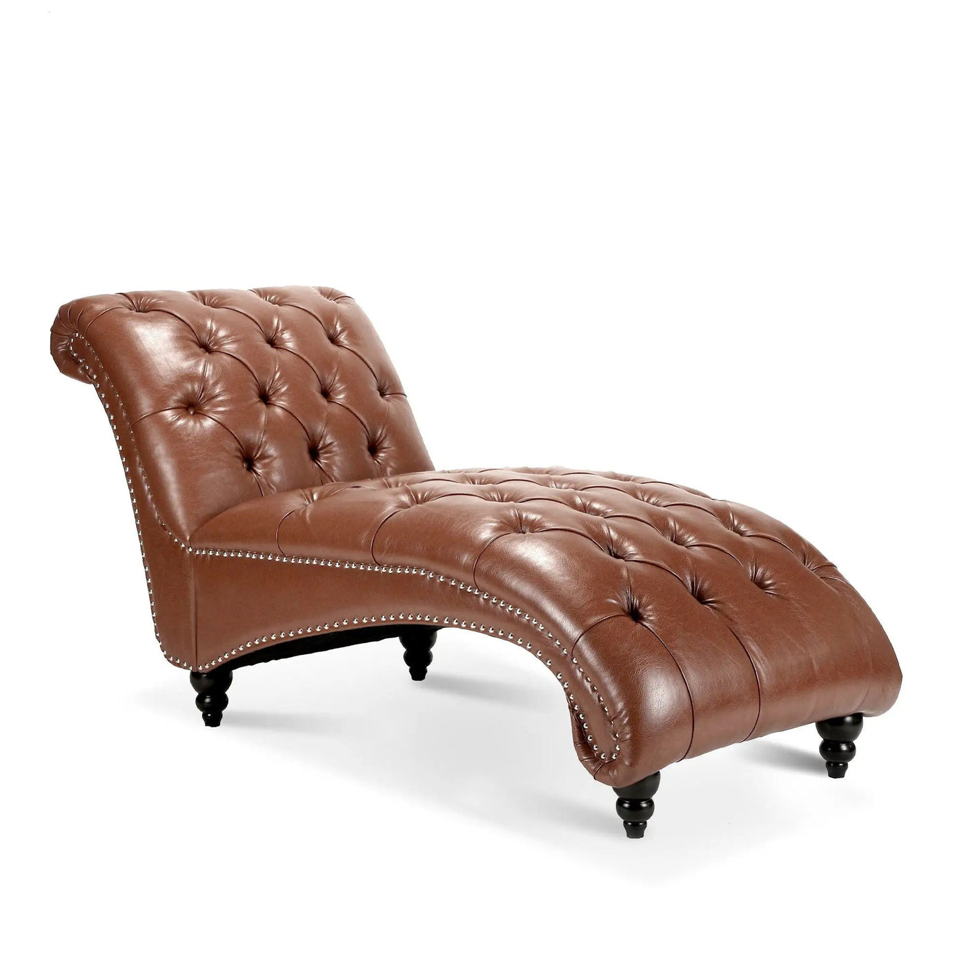 Tufted Armless Chaise Lounge by Unique Piece Furniture