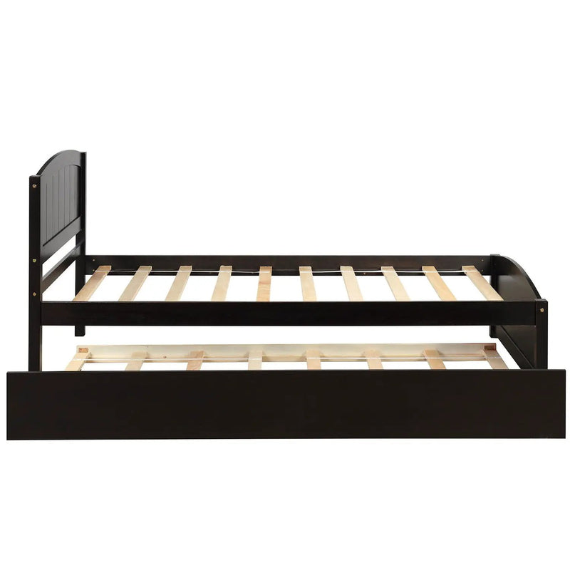 Platform Bed & Headboard, Footboard And Wood Slat Support by HouseOfZazla