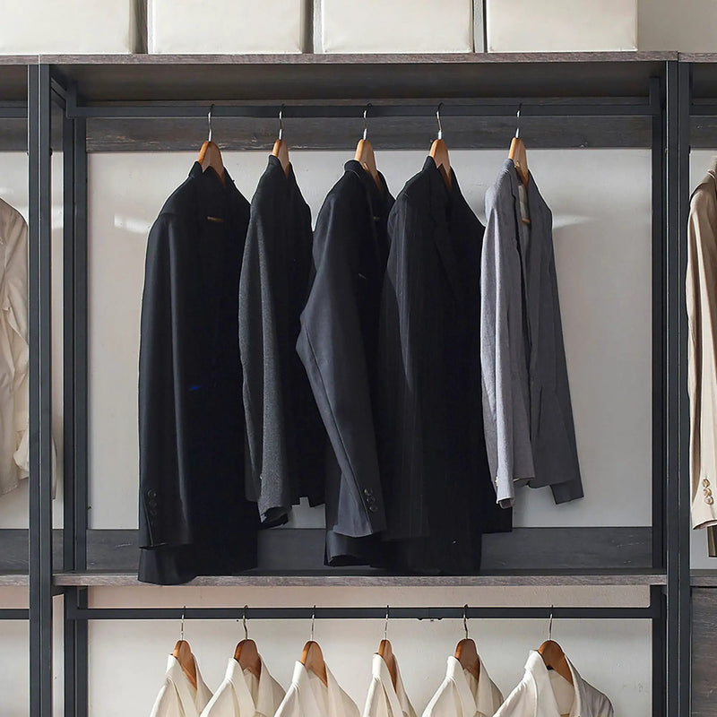 Monica - Modular Design Walk-In Closet System - Rustic by HouseOfZazla